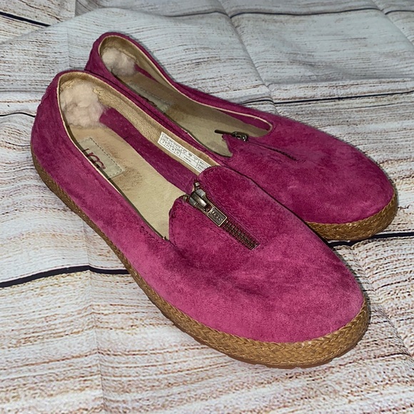 UGG Shoes - Ugg pink suede shoe 1015112 sz 8